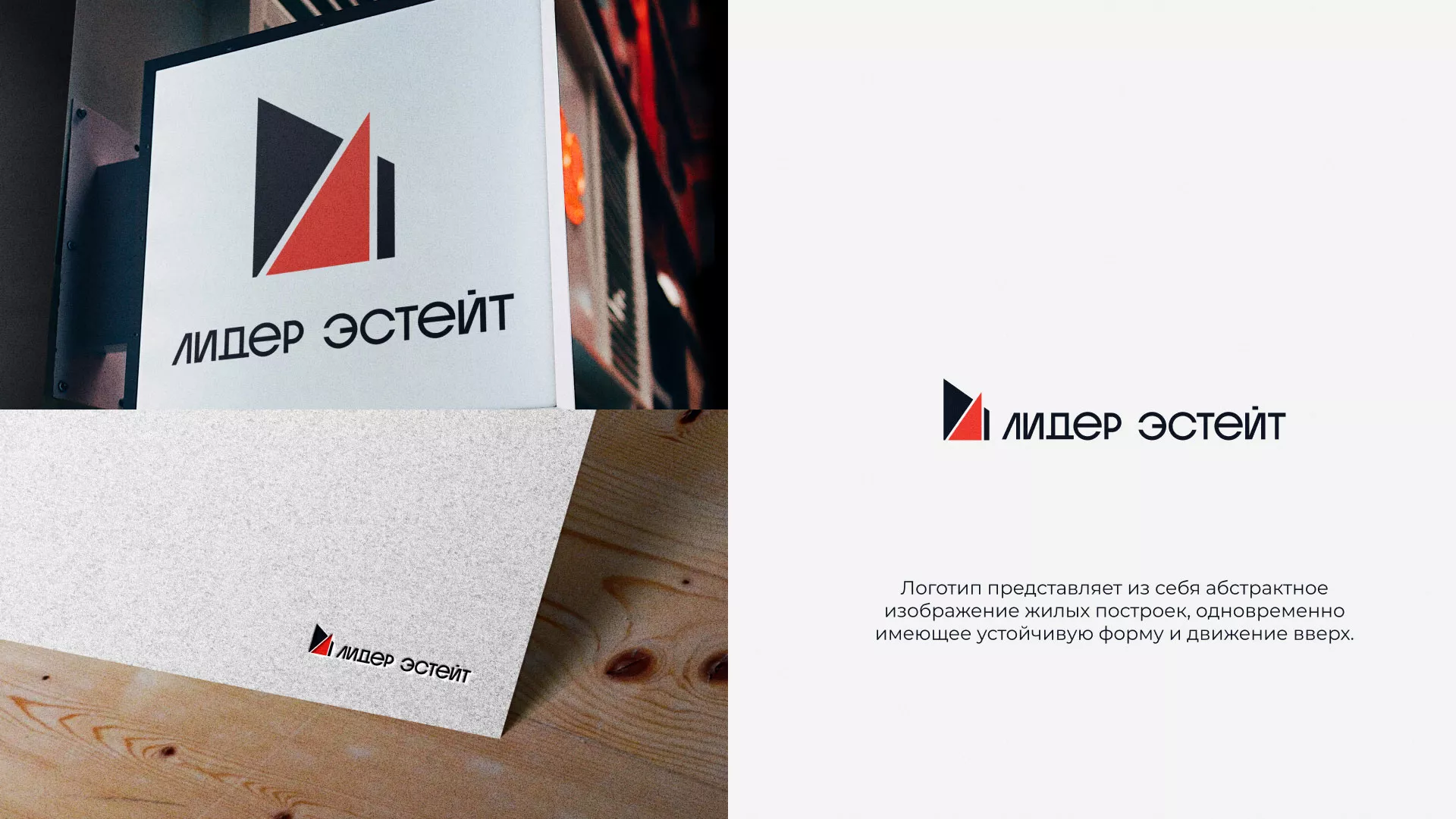 Сделали логотип для агентства недвижимости «Лидер Эстейт» в Светогорске