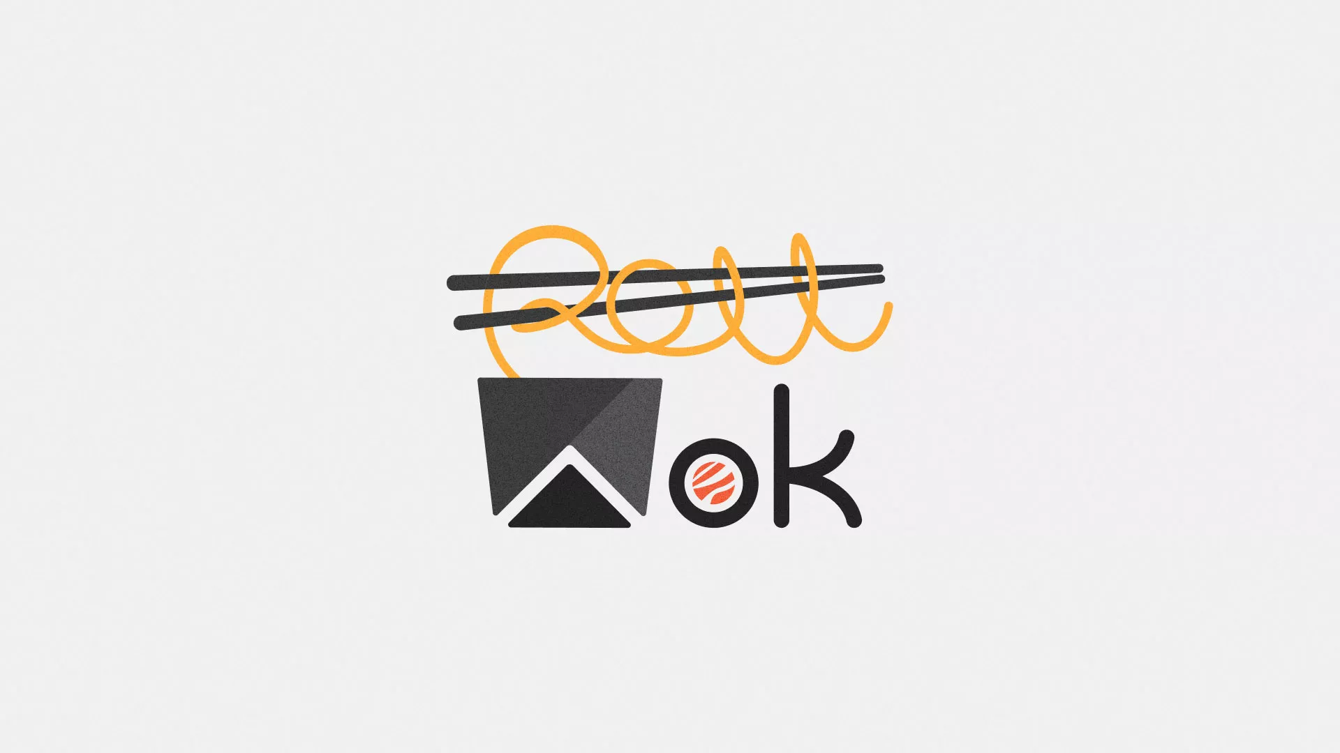 Разработка логотипа в Светогорске для суши-бара «Roll Wok Club» Разработка логотипа в Светогорске для суши-бара «Roll Wok Club»