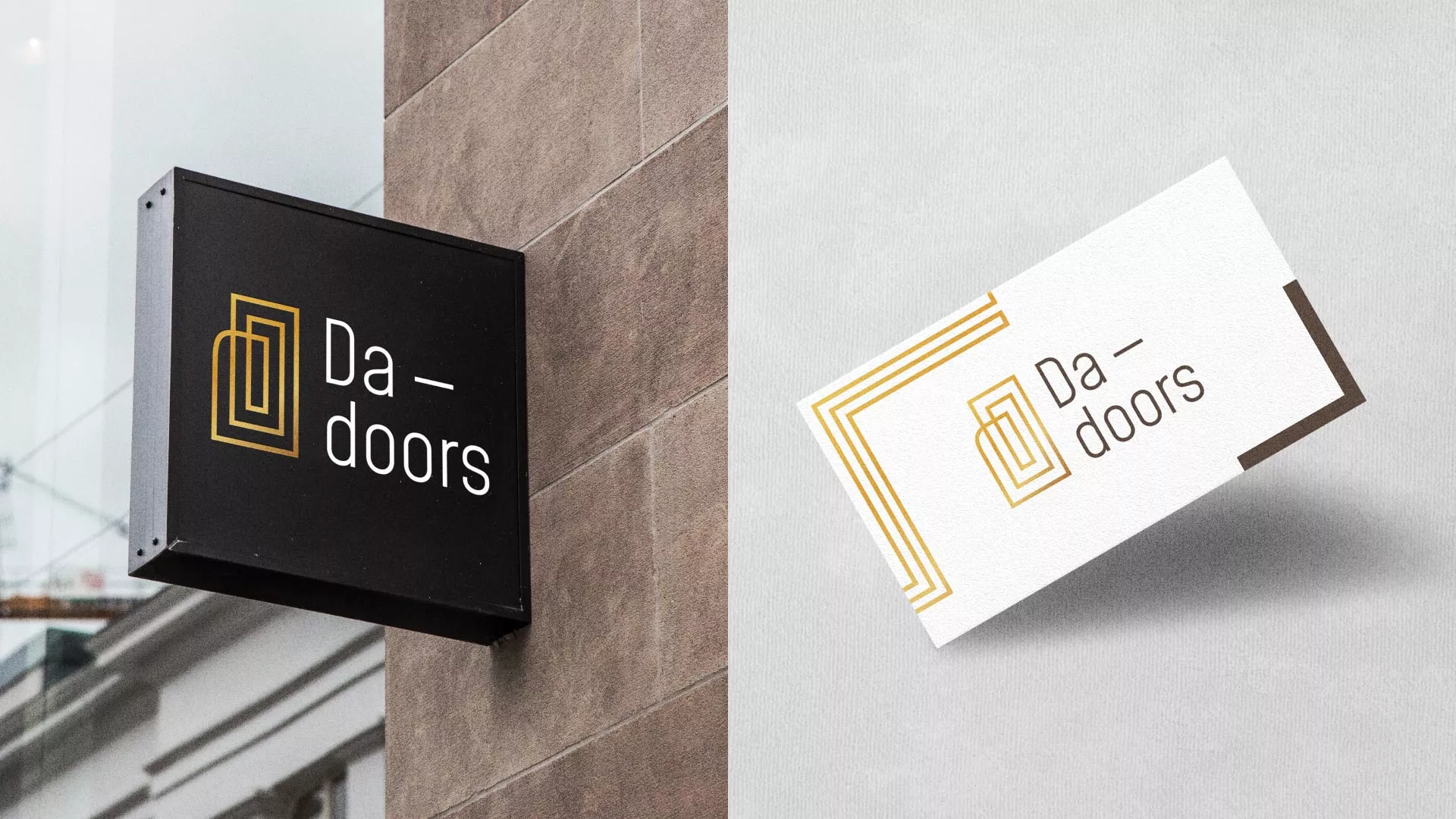Разработка логотипа для компании «DA-DOORS» в Светогорске